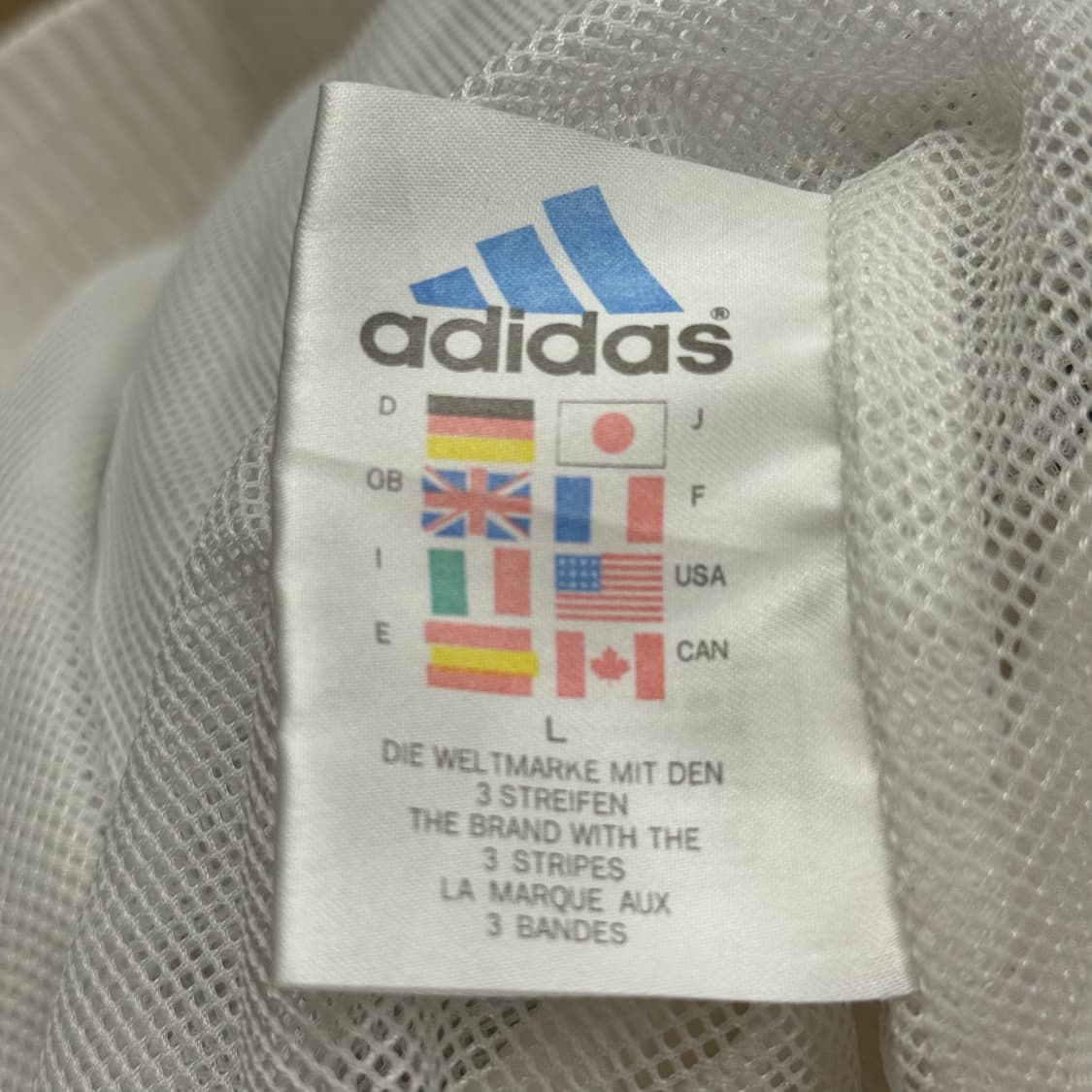 아디다스 화이트 그레이 흰실 바람막이 상품이미지6