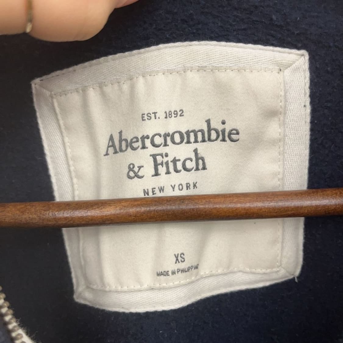 아베크롬비 올드스쿨 빈티지 슬림핏 후드집업 XS C07769 상품이미지5