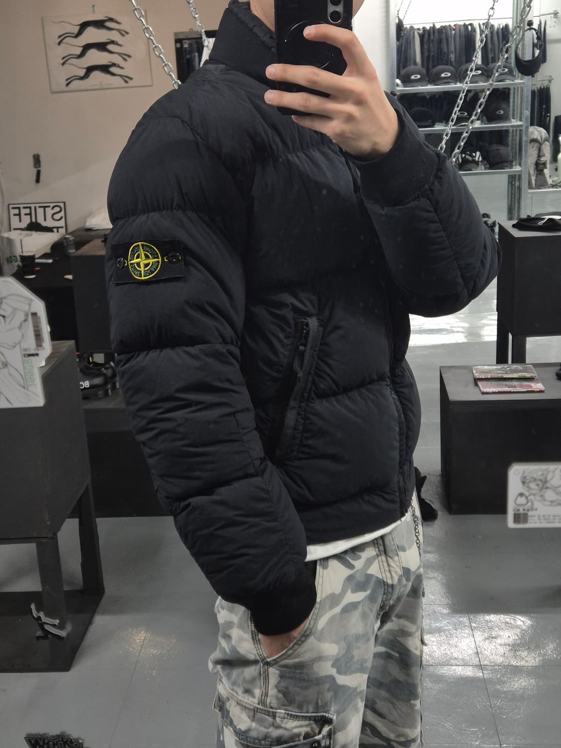 스톤아일랜드 가먼트 다잉 오가닉 다운 자켓 S사이즈 상품이미지2