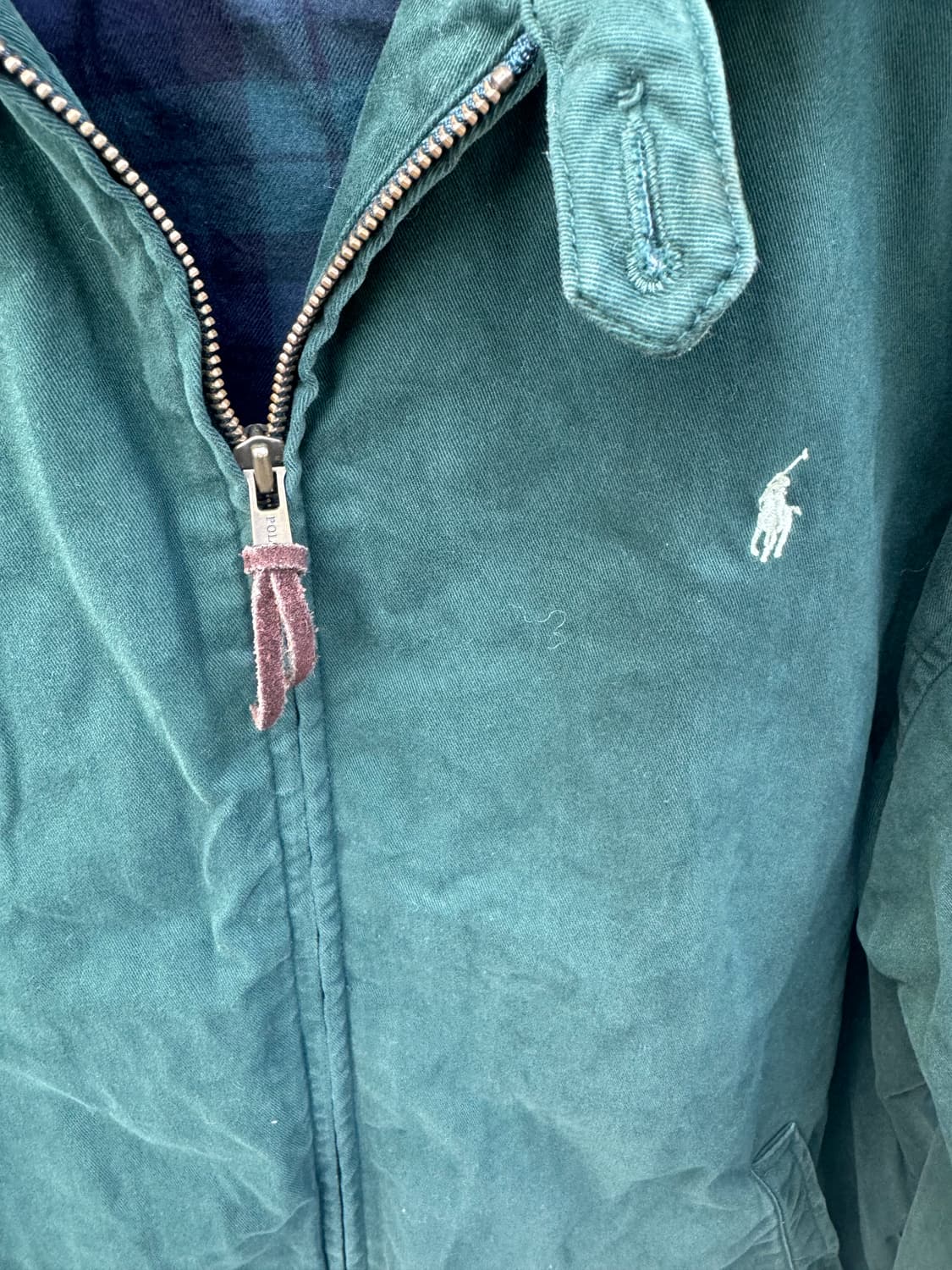 폴로 랄프로렌 빈티지 체크안감 바라쿠타 스윙톱 자켓 그린 L 상품이미지7