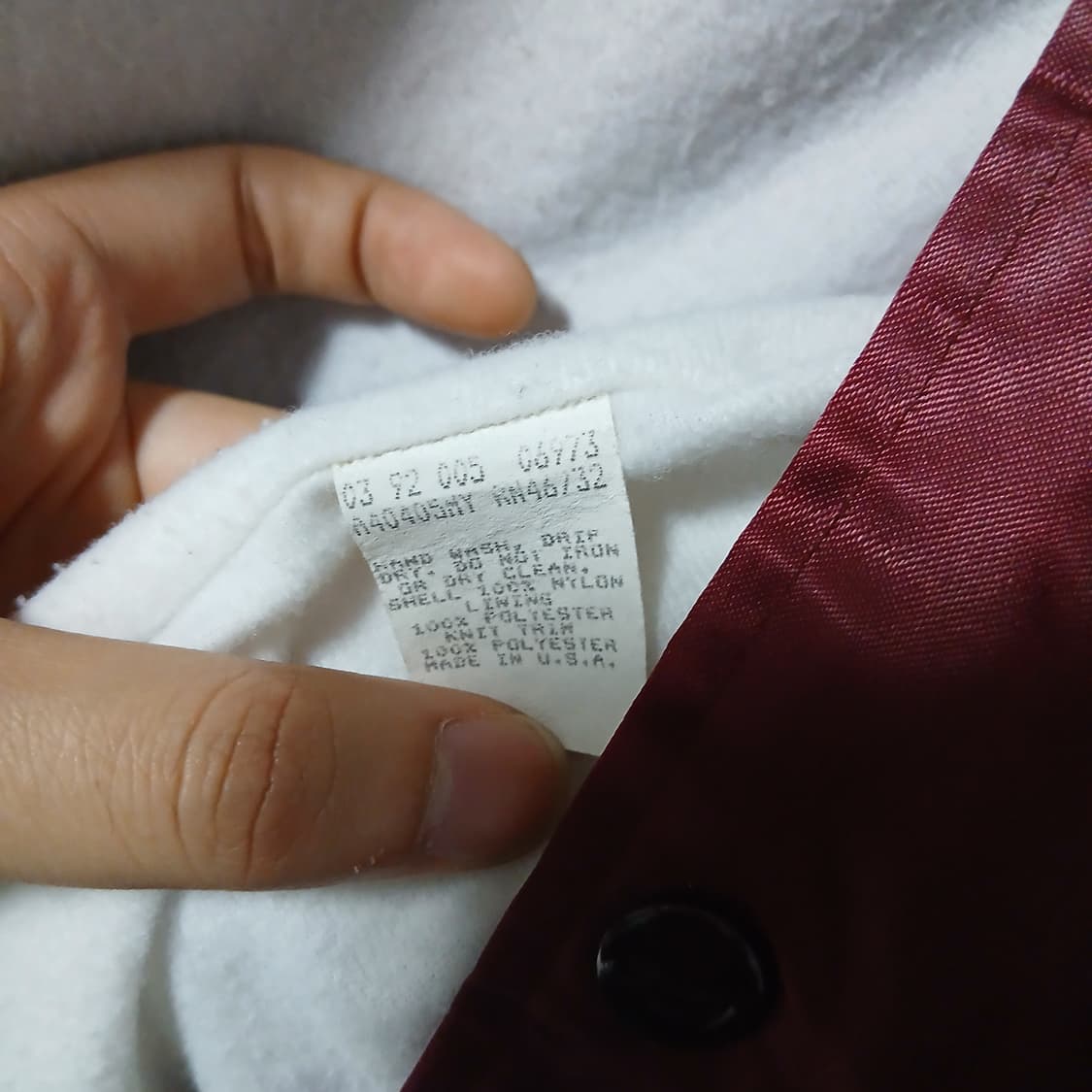 80s Stadium Club Redskins Satin Jacket 상품이미지6