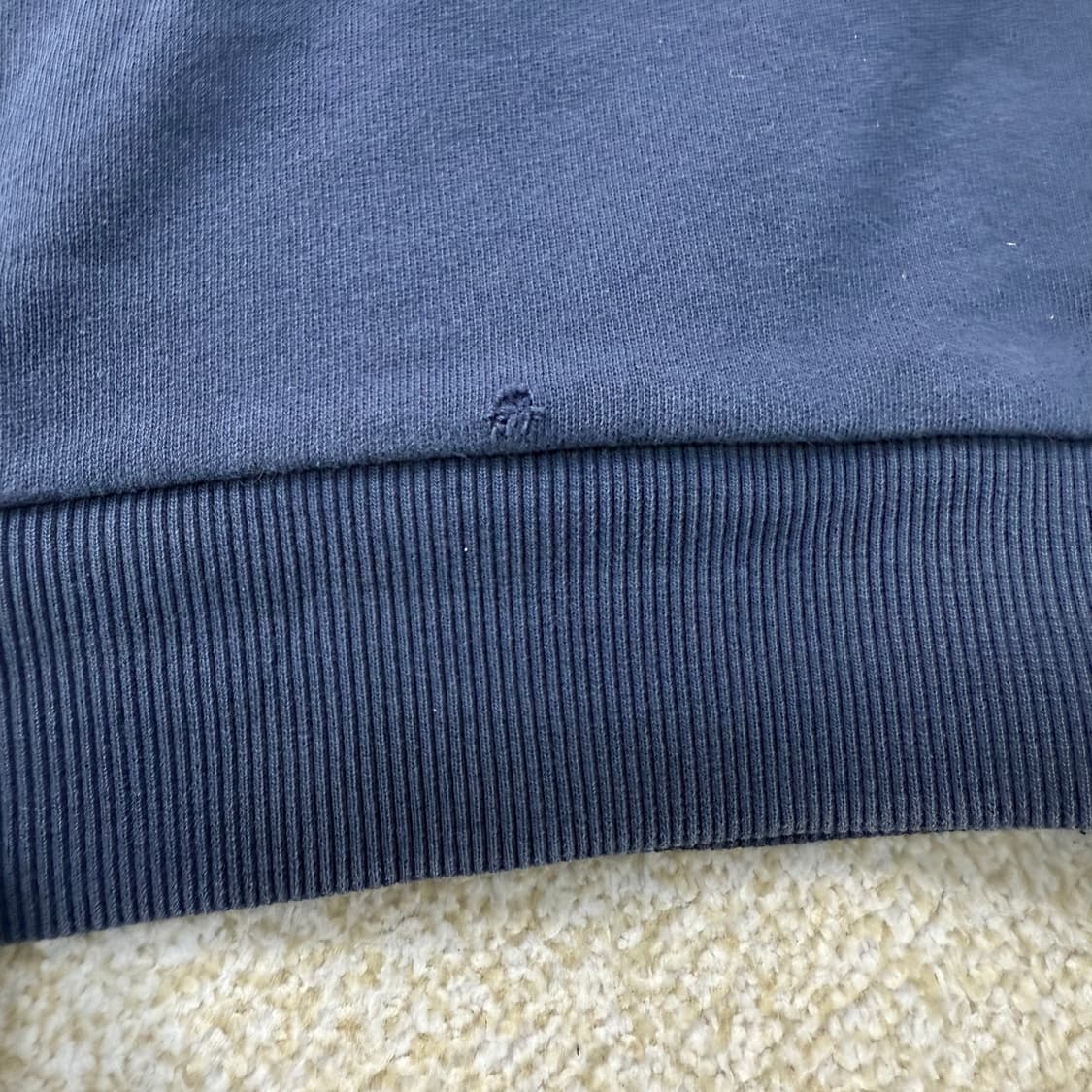 [XS] 르꼬끄 여성 플리스 루즈핏 하프집업 맨투맨 0115T1 상품이미지5