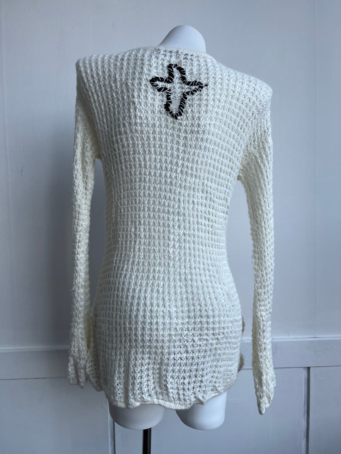 Heaven and Earth 크로스 크로쉐 니트 상품이미지3