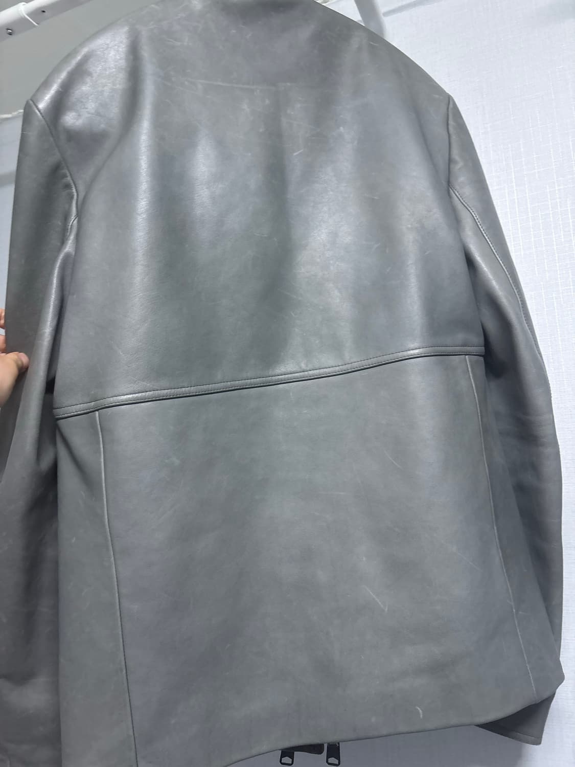 발렌시아가 레더 자켓 상품이미지2