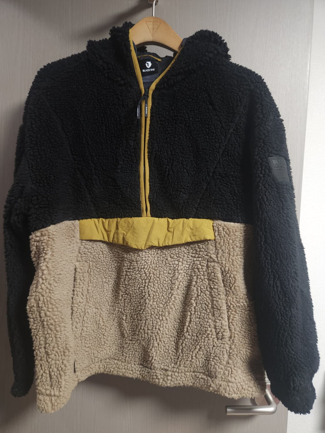 블랙야크 플리스 후드 아노락, M 상품이미지1