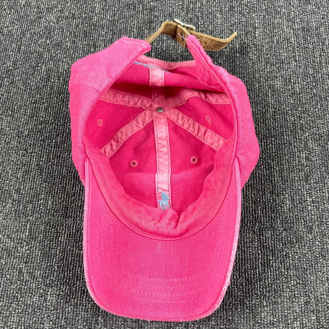 폴로 가죽 스트랩 볼캡 상품이미지3