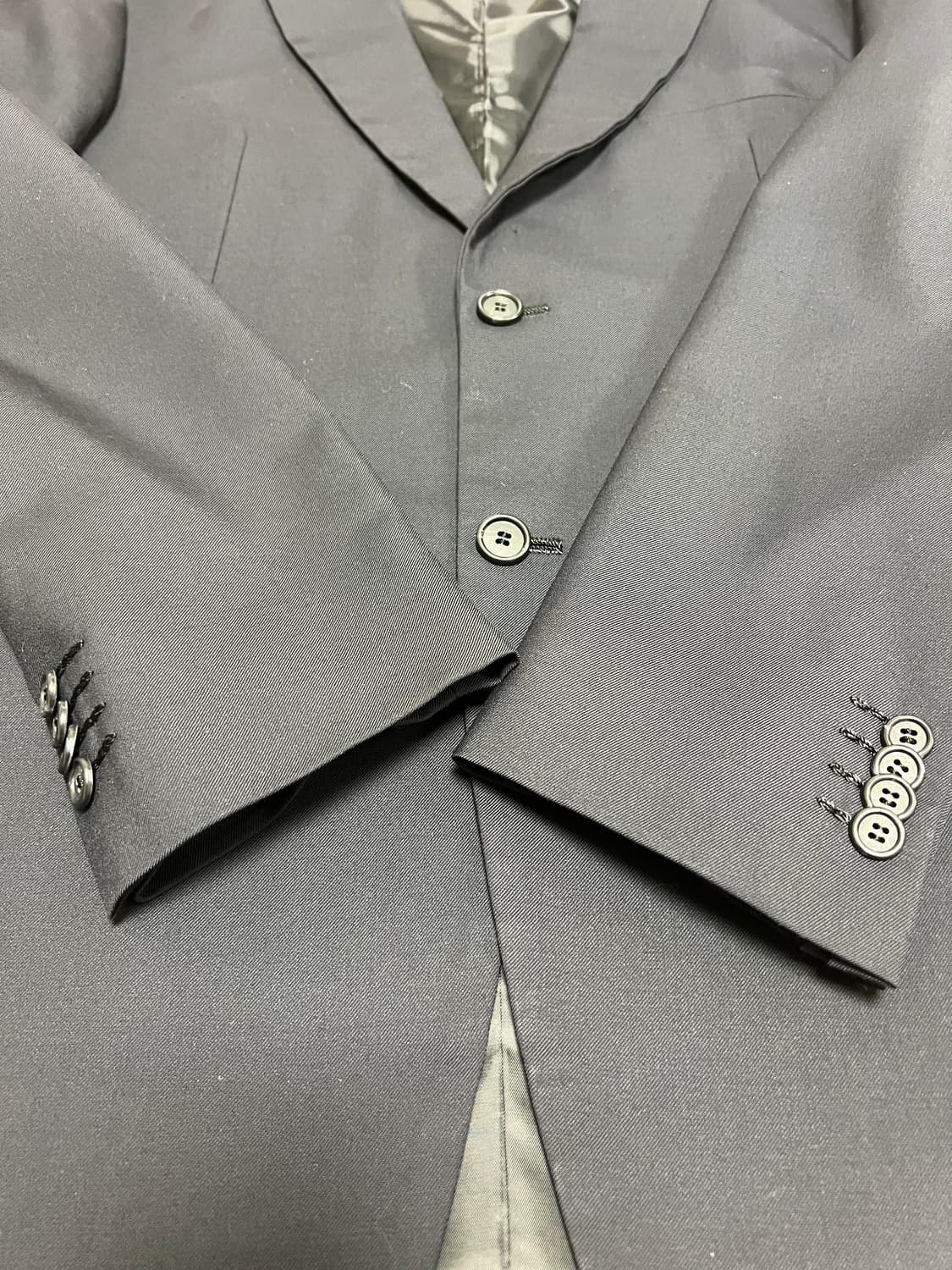 Giorgio Armani 클래식 네이비 울 셋업 정장 상품이미지3