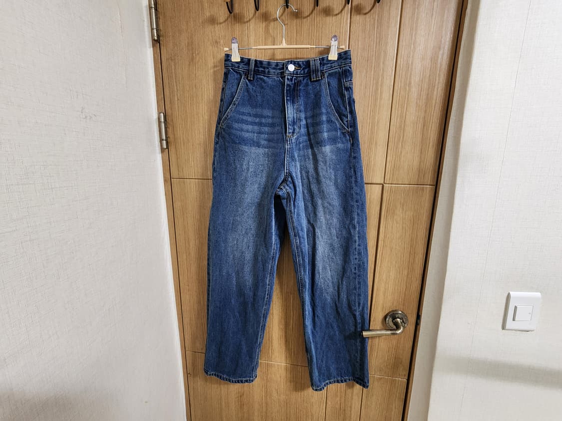 (26)여성 데케트 릴렉시드 와이드 데님 팬츠 상품이미지1