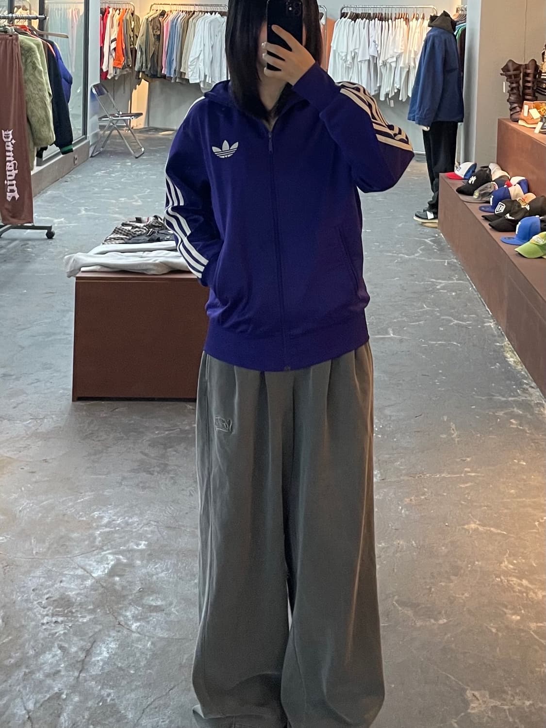 아디다스 파이어버드 트랙탑 퍼플 져지 H1267 상품이미지1