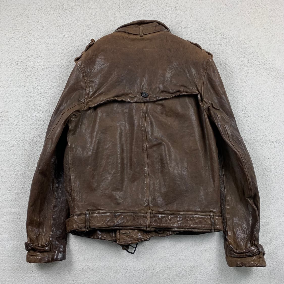 닐바렛 버팔로 레더 자켓 다크브라운 상품이미지2