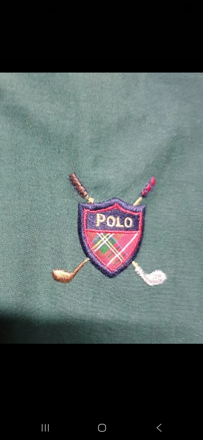 폴로랄프로렌 그린 바라쿠타 남성자켓. 싸이즈 110 상품이미지4