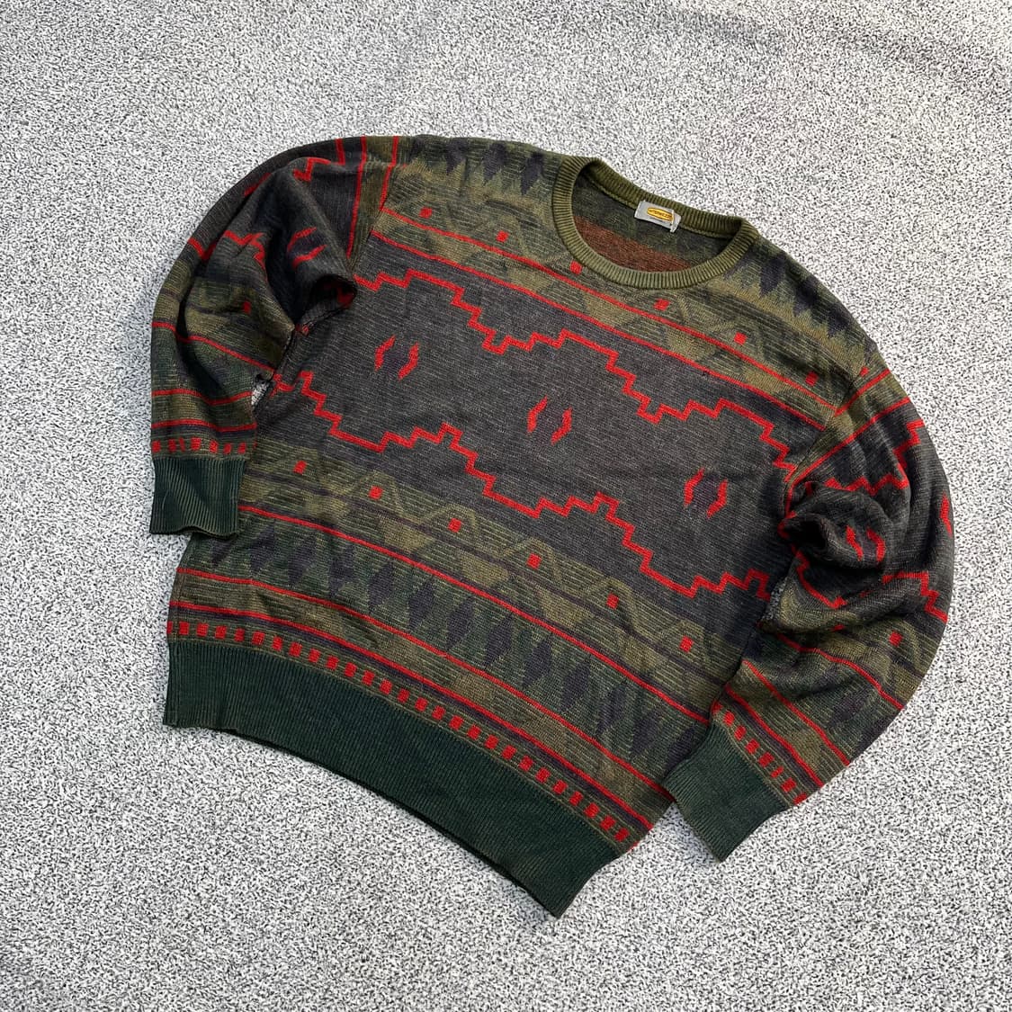 M 인터메조 기하학패턴 니트 스웨터 0320M 상품이미지1