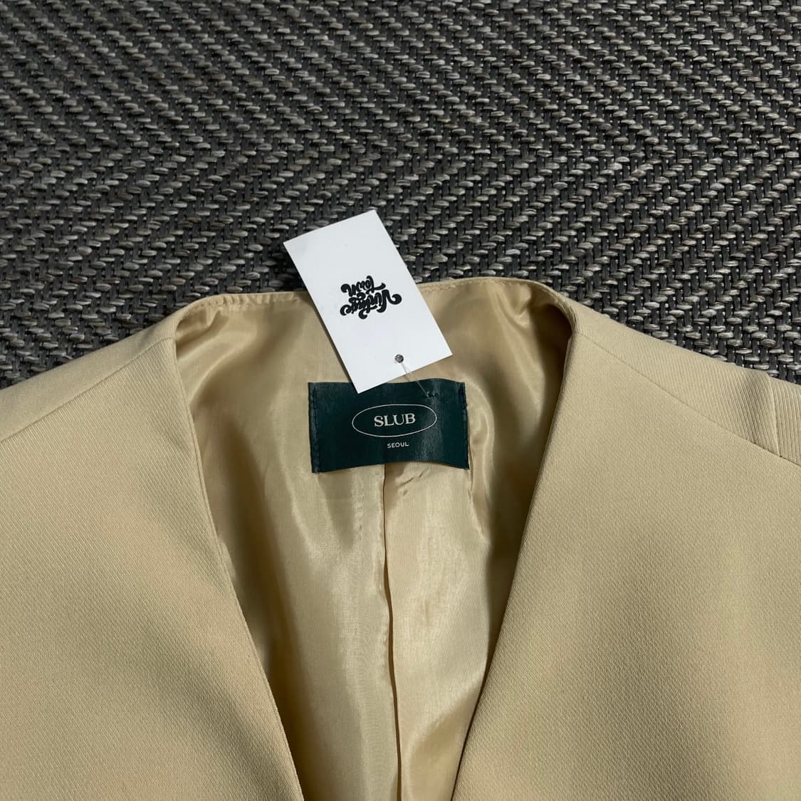 SLUB 우먼스 미니멀 블레이저 자켓y 4232 상품이미지7