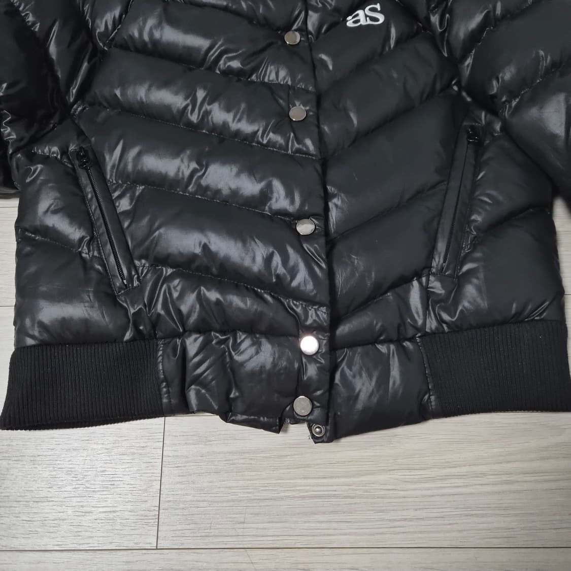 AS"ON SHORT PUFFER JACKET / BLACK 상품이미지3