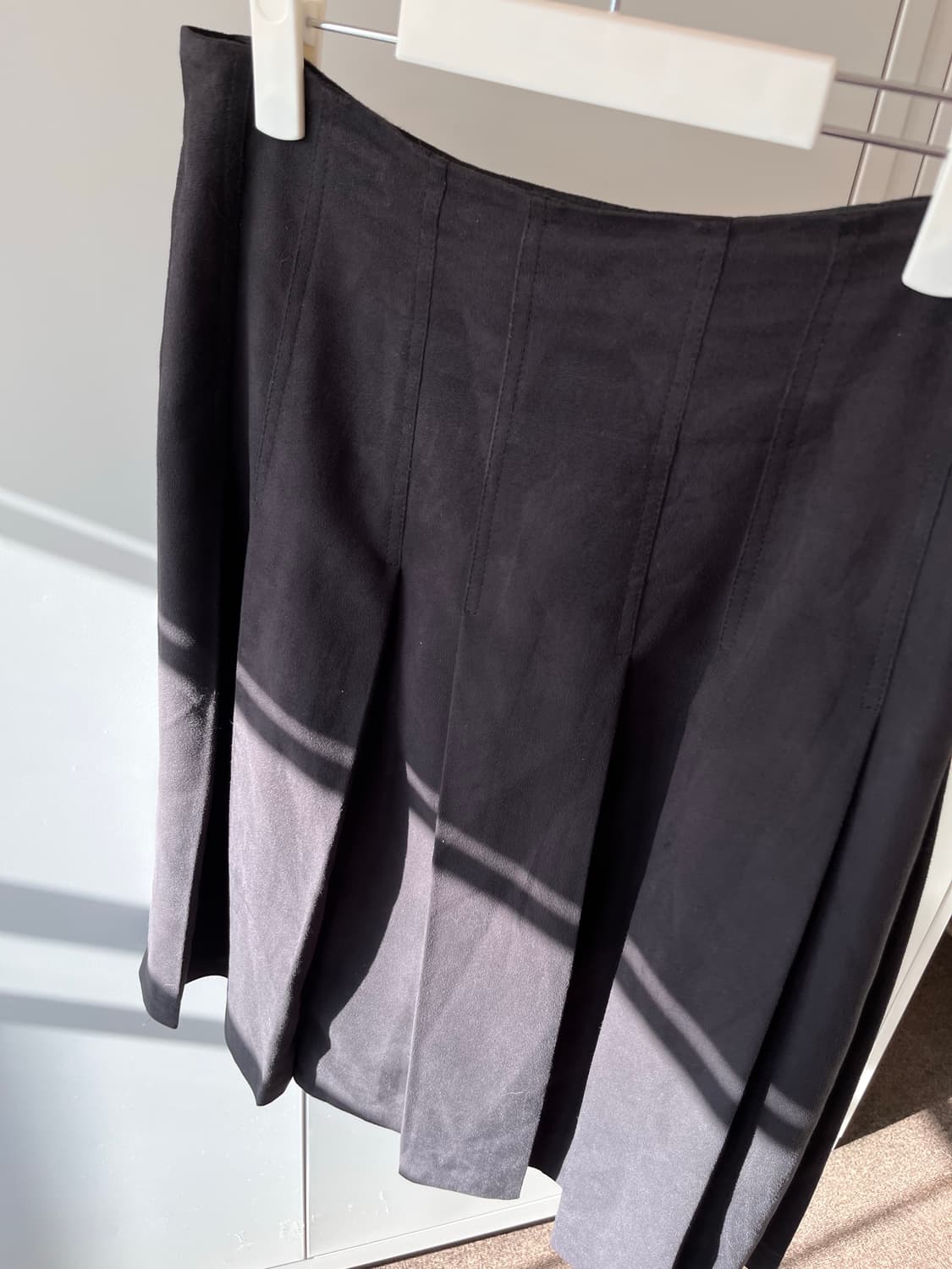 Sonia 빈티지 스웨이드 플리츠 롱스커트 상품이미지9