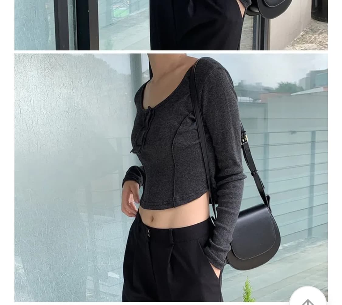 벤힛 크롭 투웨이 후드집업 상품이미지4