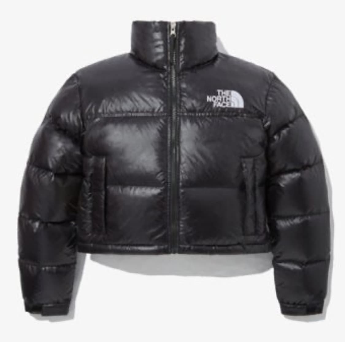 노스페이스 여성 눕시 숏패딩 블랙 상품이미지2