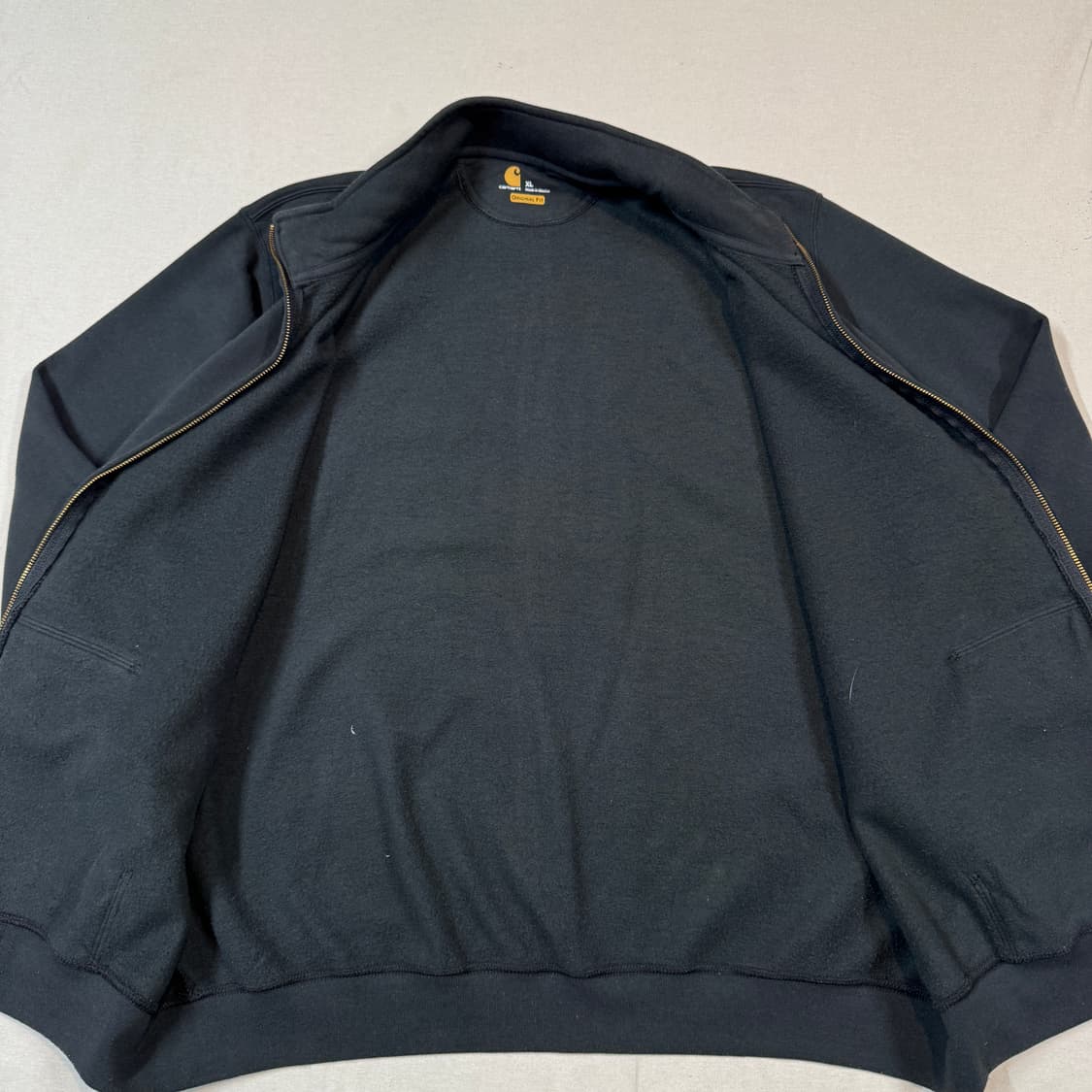 XL) 칼하트 미드웨이트 오리지널핏 집업 블랙 상품이미지5