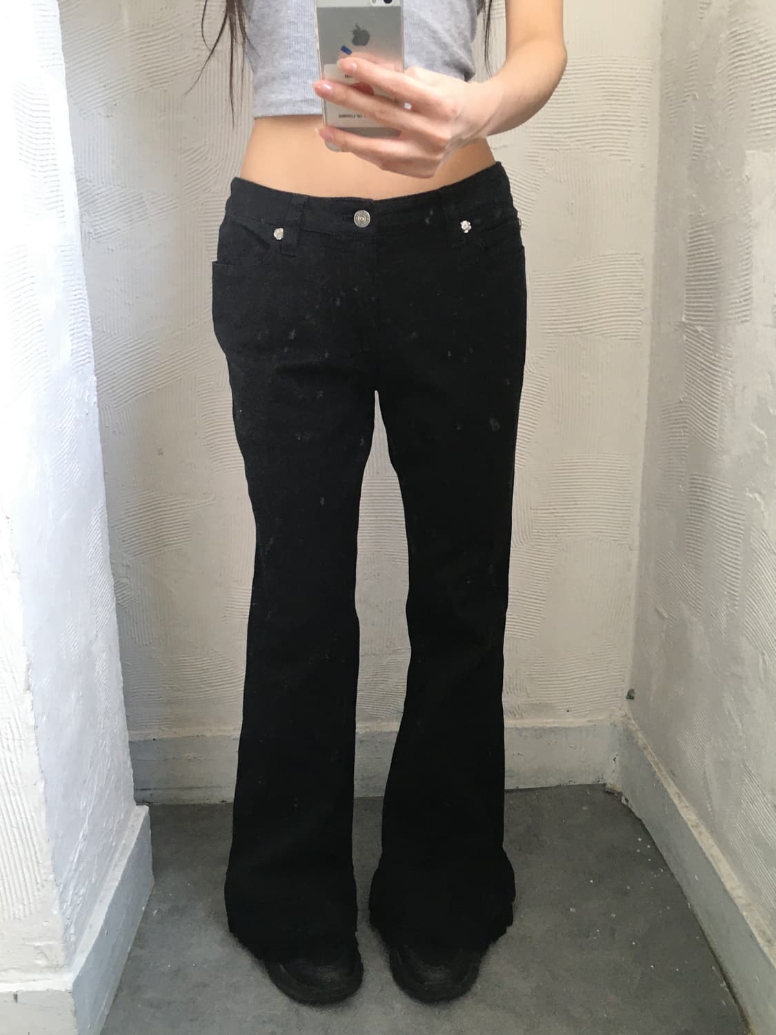 Pink House 핑크하우스 블랙 프릴 데님 상품이미지4