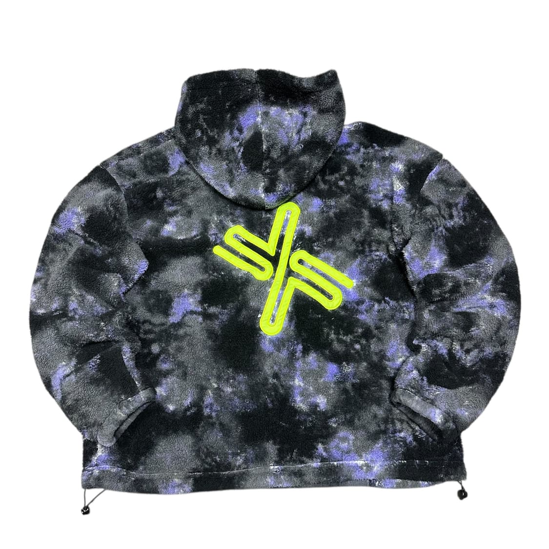 ✨ (바배) 젝시믹스 빅로고 쉐르파 플리스 아노락 반집업 상품이미지1