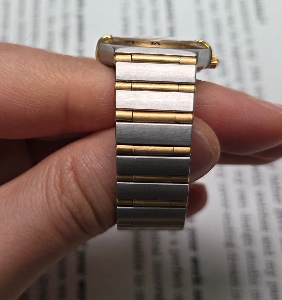 오메가 컨스틸레이션 별로고 18K콤비 풀바 쿼츠 여성용 브레이슬릿 ver 상품이미지6