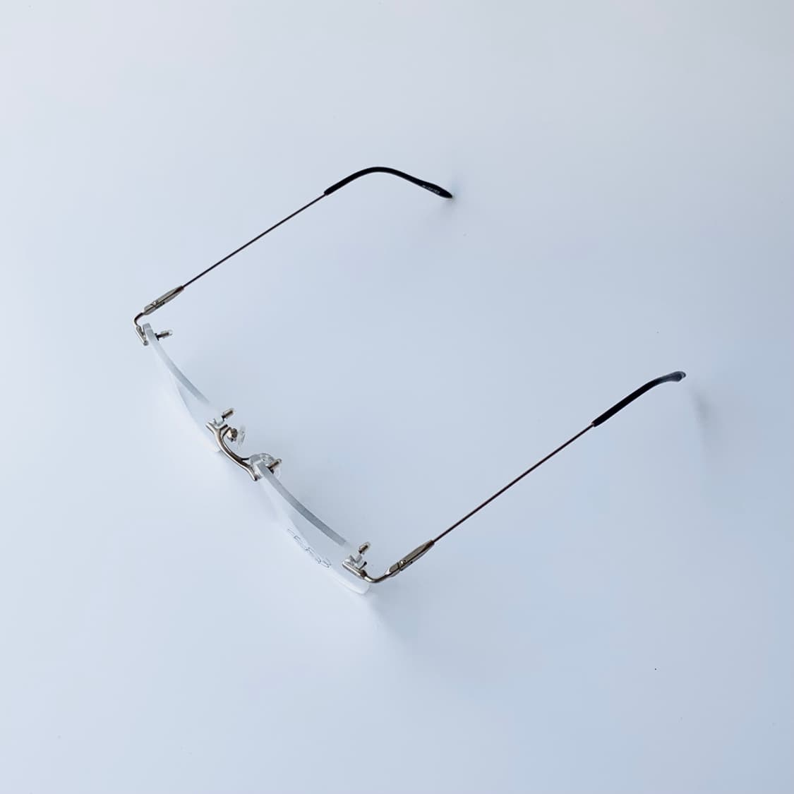 803 데드스탁 픽키 무광골드 무테 경량 사각 스퀘어 빈티지안경 상품이미지3