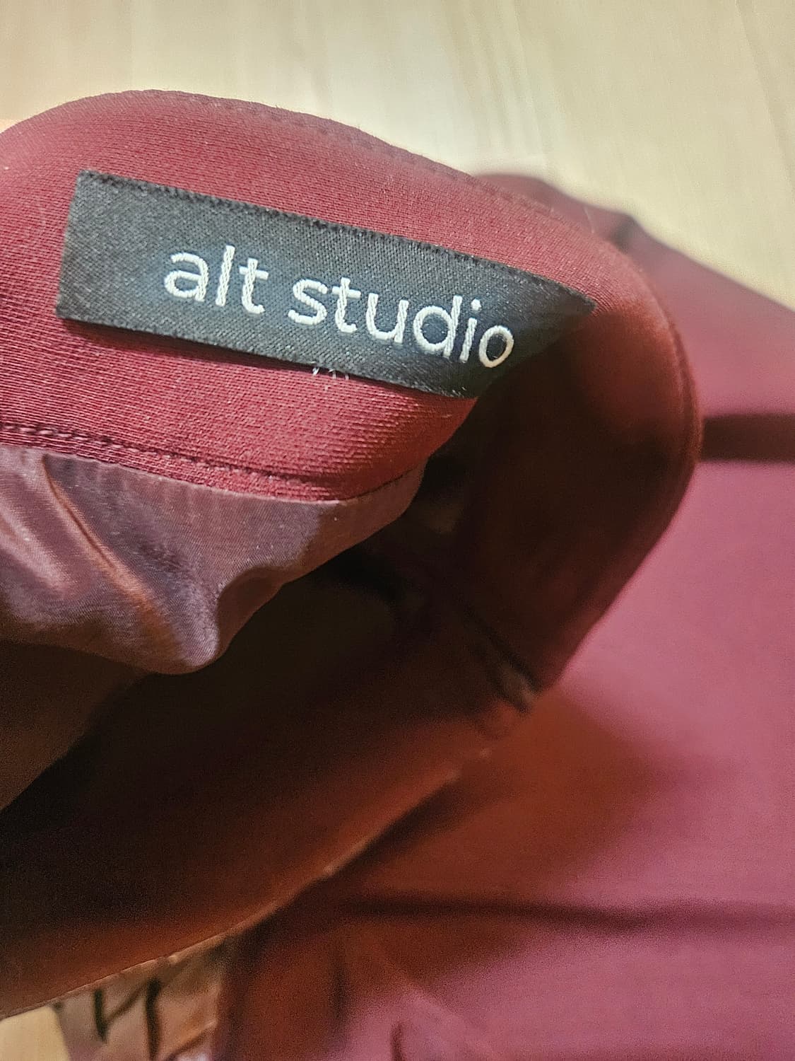 비건 레더 꼬임 스커트  상품이미지5