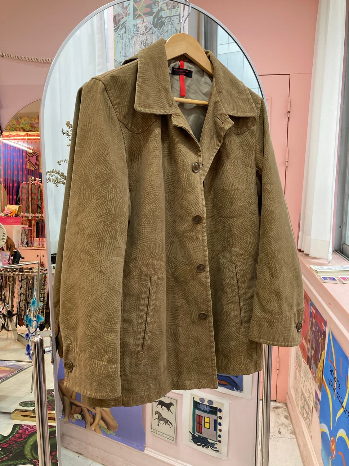 빈티지 브라운 패턴 자켓 (핏 진짜 예뿜😎) 상품이미지1
