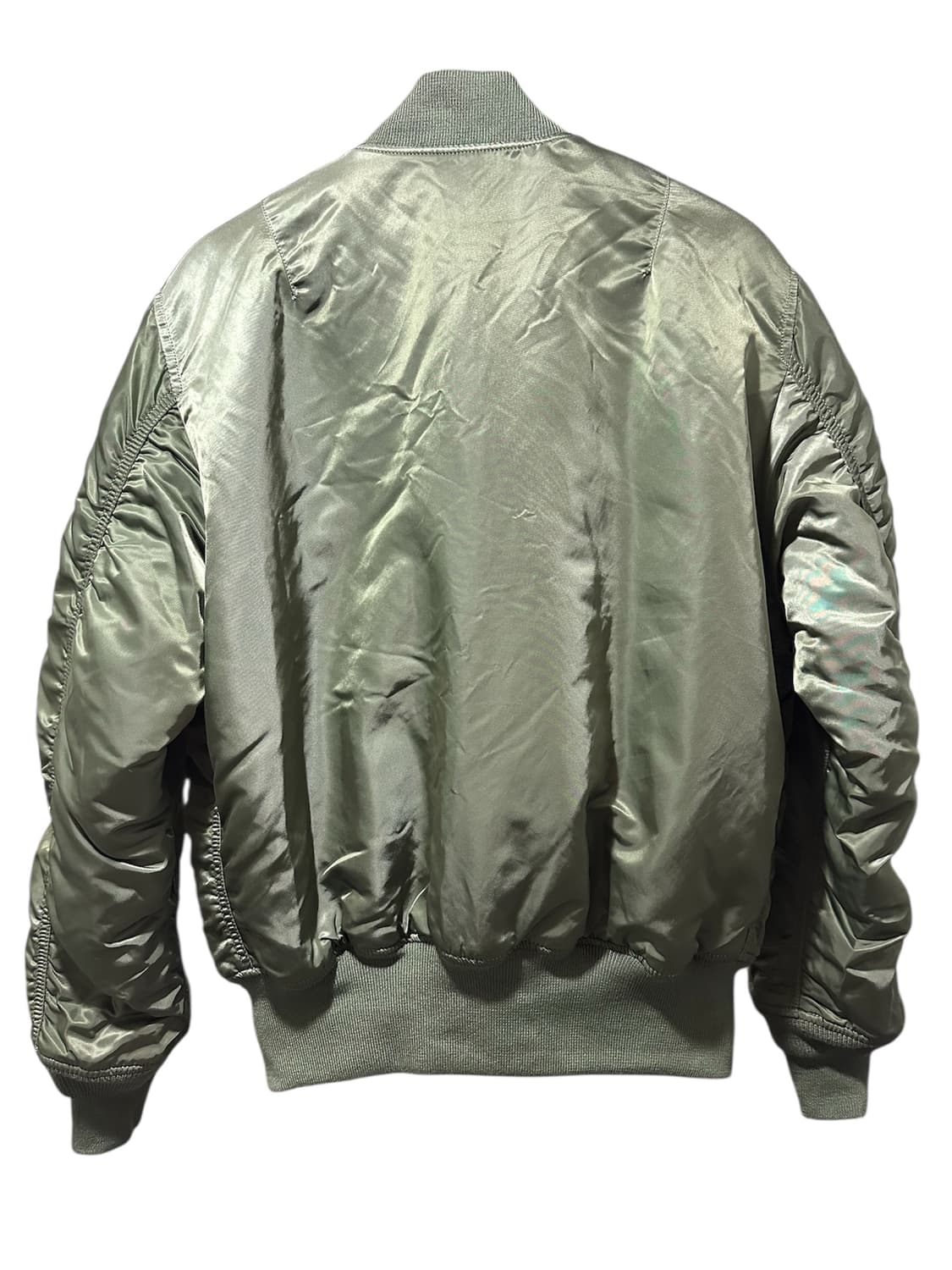 알파인더스트리 MA-1 플라이트 자켓 세이지 m 포 상품이미지2