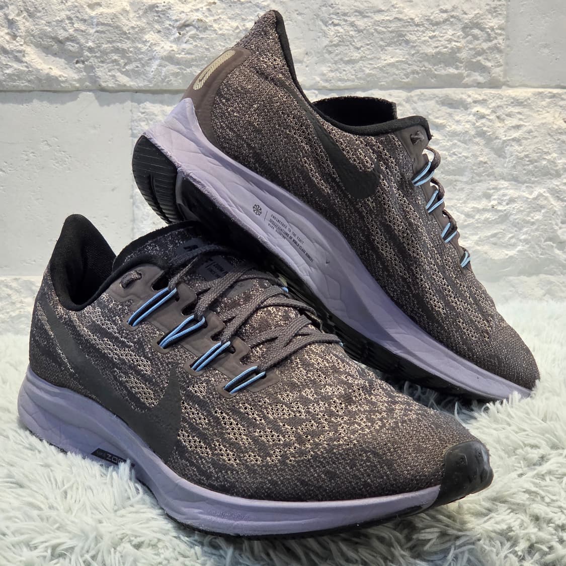 8q-29:나이키 에어 줌 페가수스 35 그레이 (270) 상품이미지3