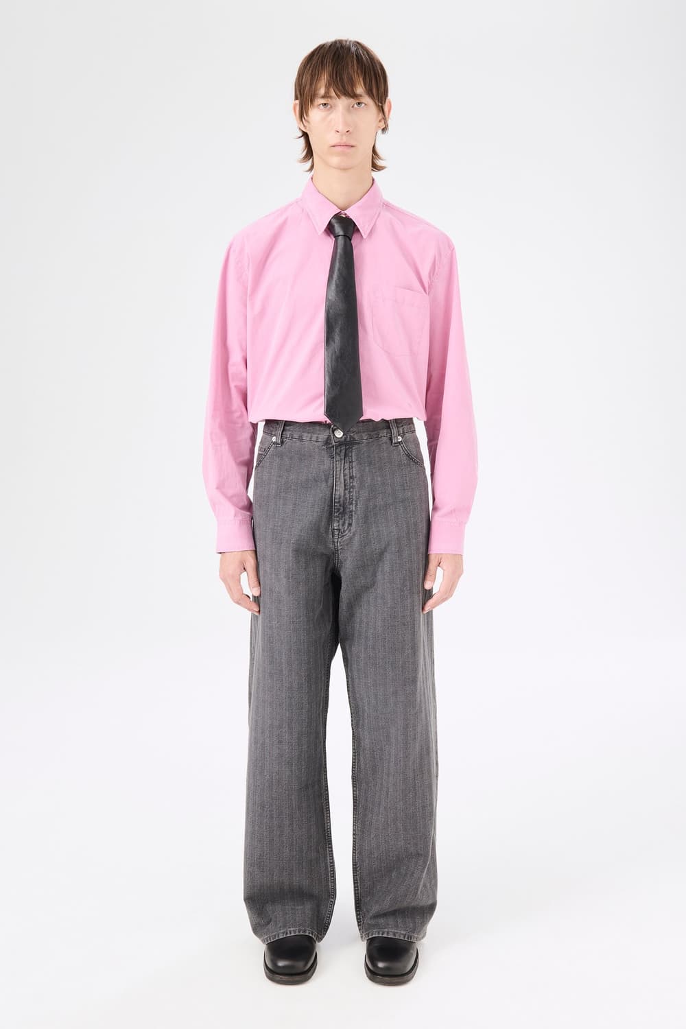 vast cut grey torino stripe denim 상품이미지1