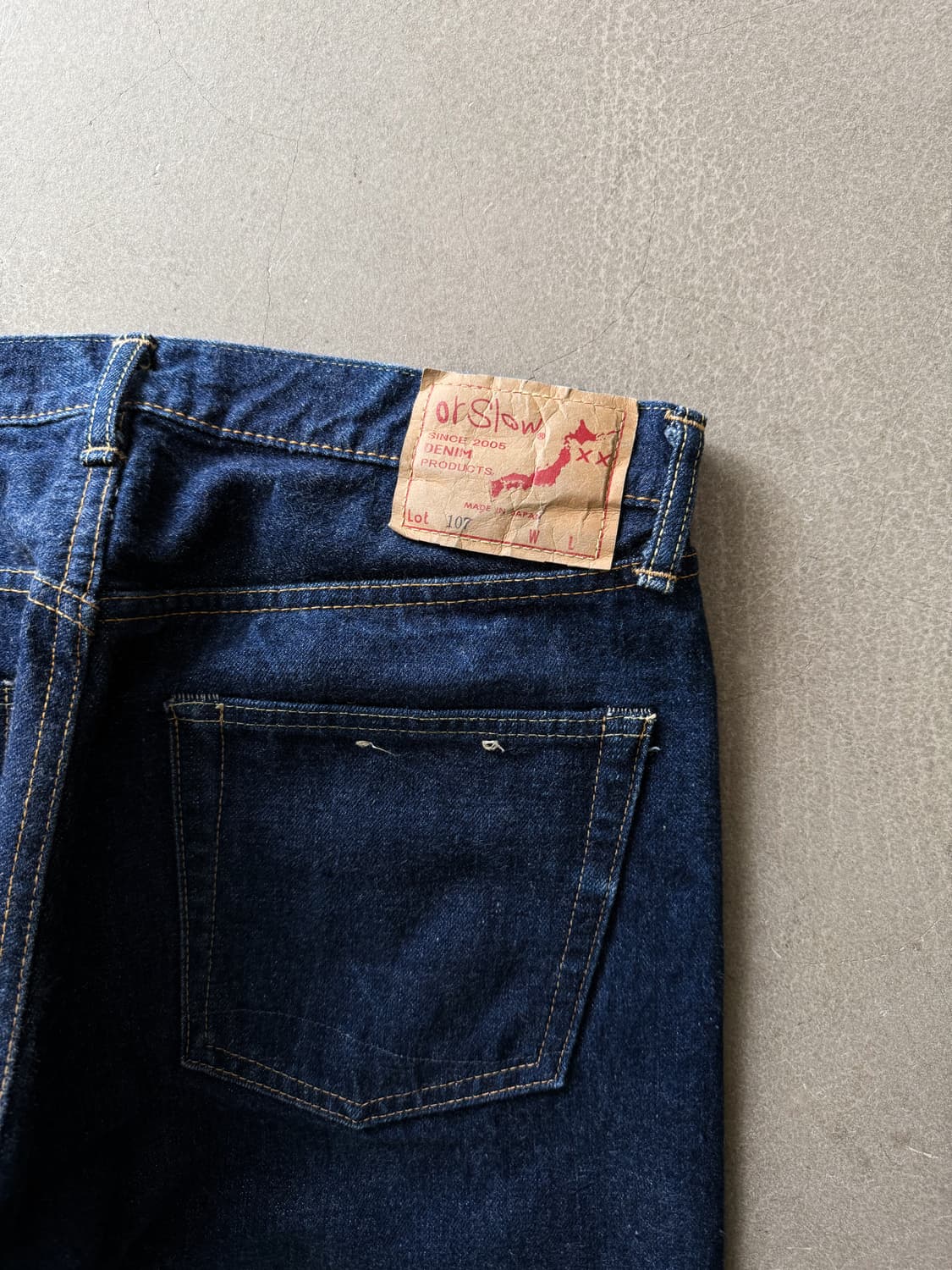 OrSlow Lot 107 Selvedge Denim Pants 상품이미지8