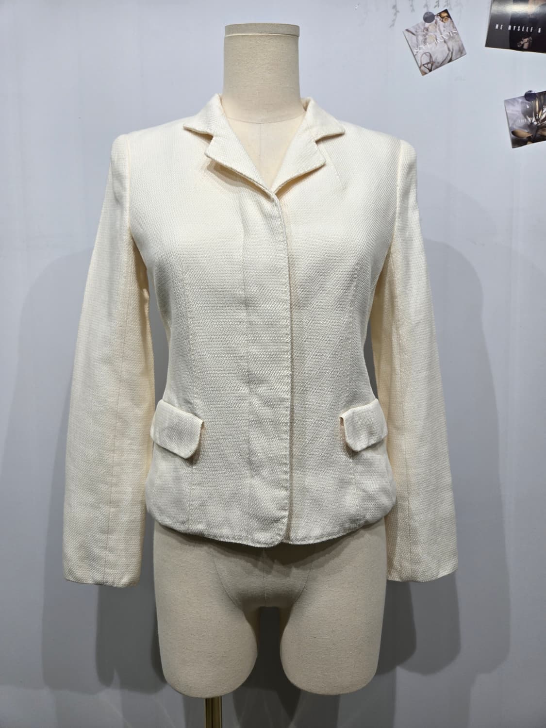 버버리 아이보리 여성 자켓 블레이저 상품이미지1