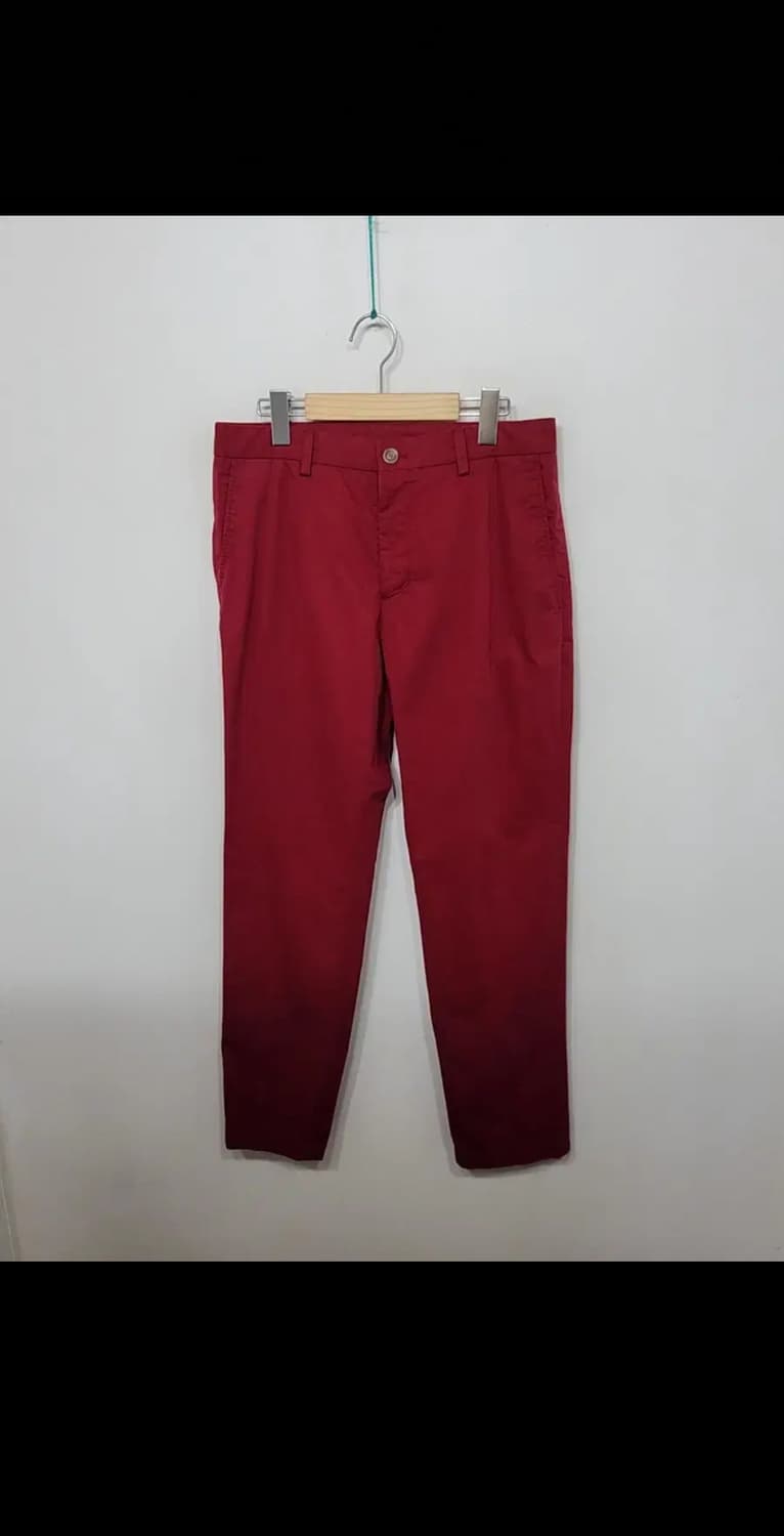 (32) 빈폴 면바지 빨강 치노팬츠 캐주얼 코튼팬츠  상품이미지1