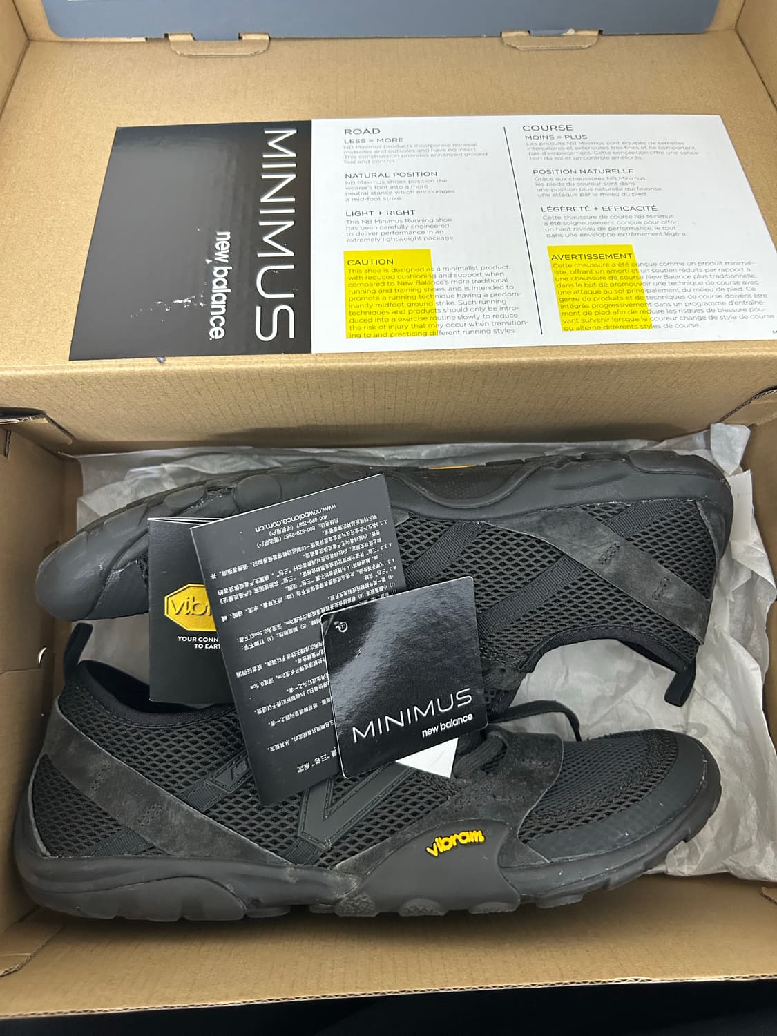 뉴발란스 미니머스 MT100 / minimus MT100 black 상품이미지5