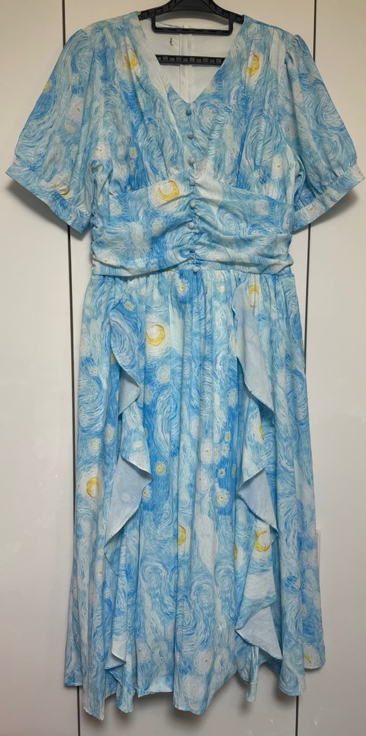 빈센트 반 고흐 별이 빛나는 밤 원피스 상품이미지1