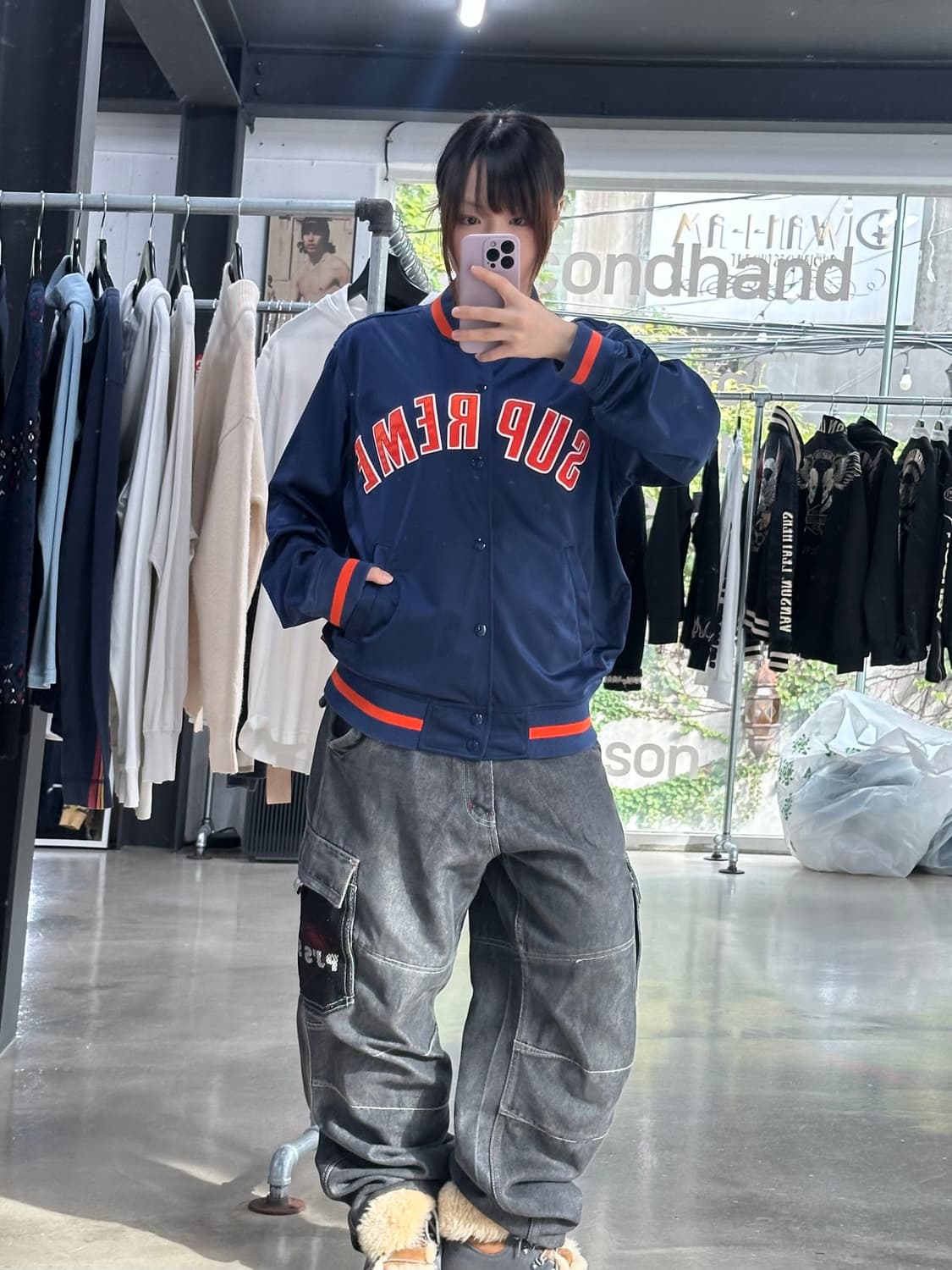 슈프림 15SS 바시티 자켓 상품이미지2