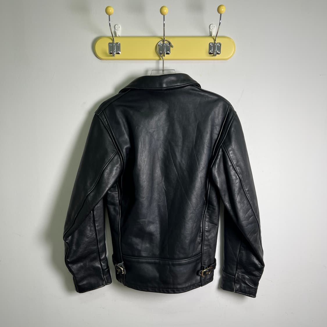 Schott 쇼트 블랙 AT 101 레더 자켓 34 상품이미지2