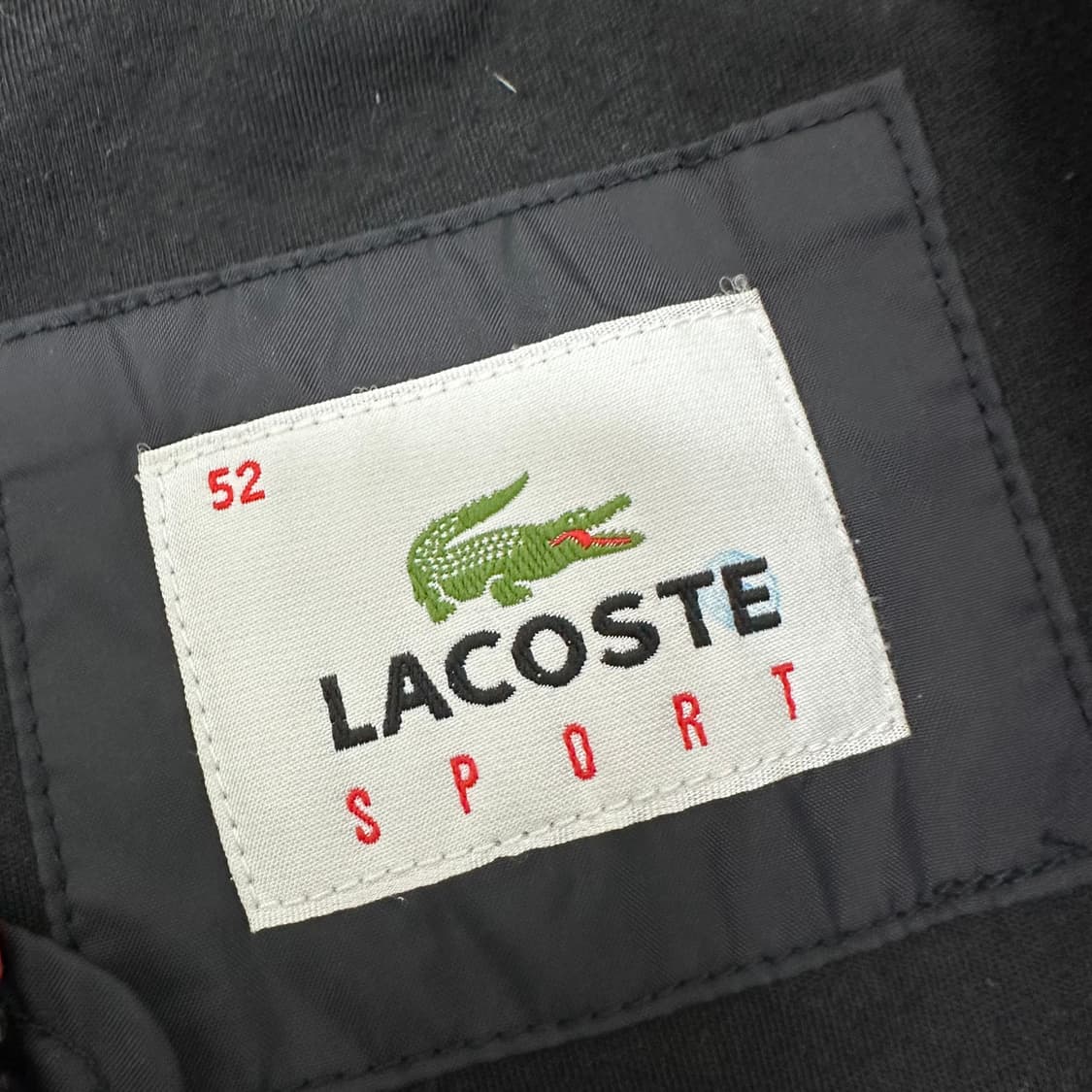 라코스테 블루종 바람막이 점퍼 자켓 블랙 105(XL) 상품이미지4