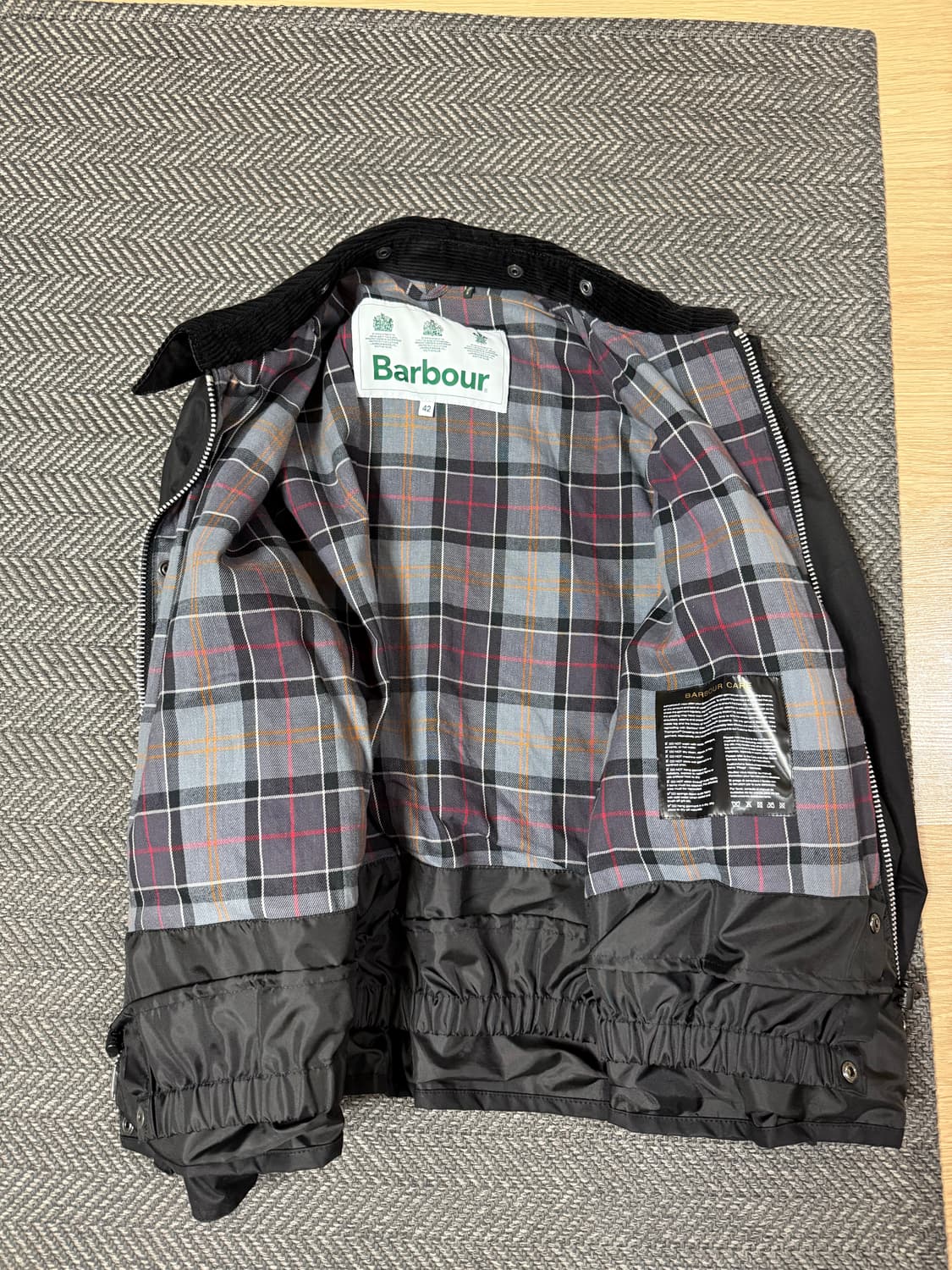 바버 / TRANSPORT  트랜스포트 왁스 자켓 42(110) 사이즈 상품이미지4