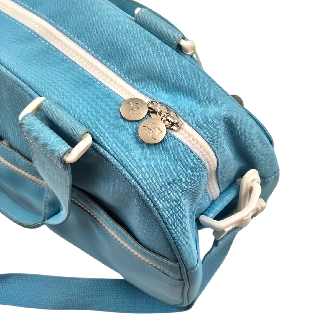 90s 꾸레쥬 스포티 나일론 스카이 3way 볼링백 상품이미지4