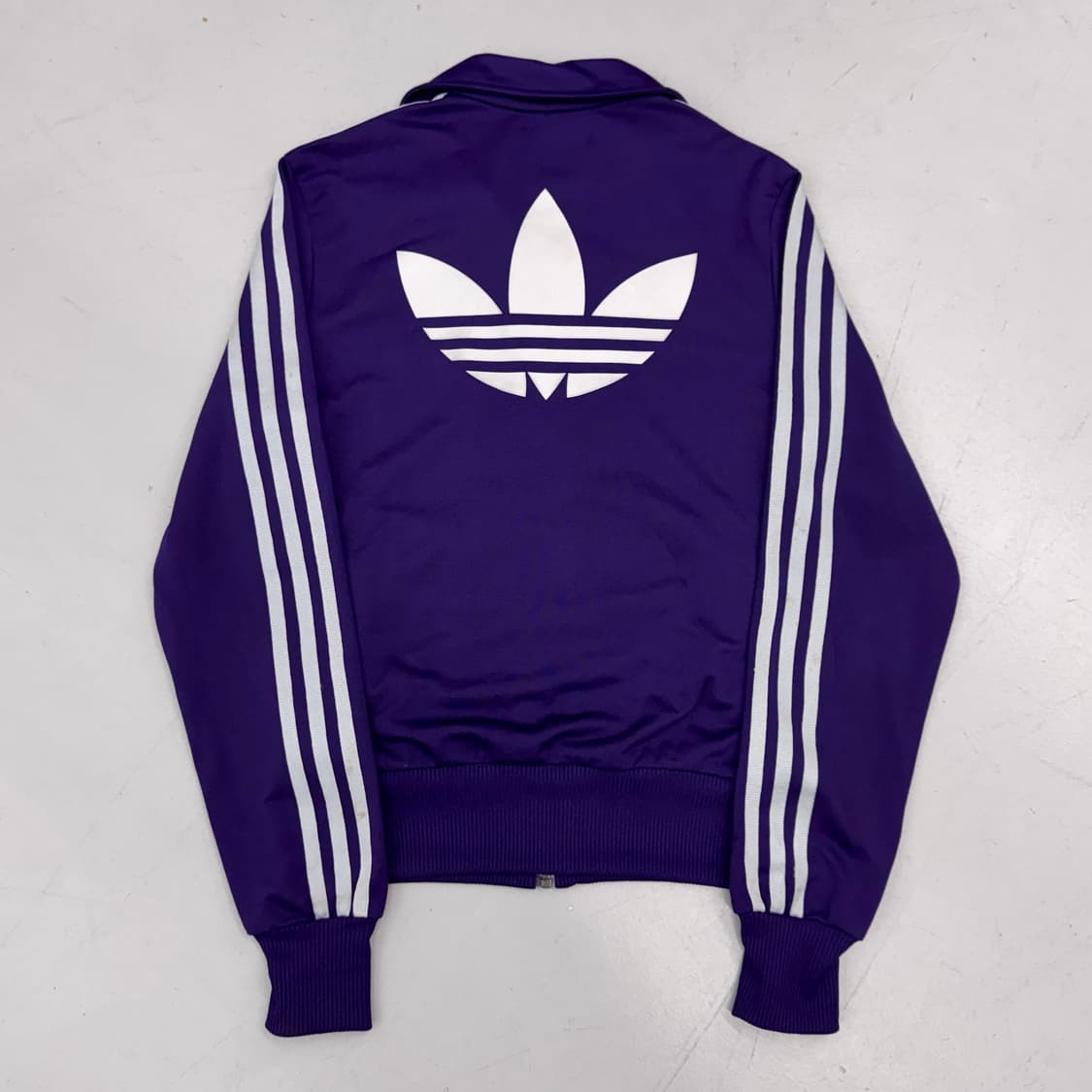 아디다스 빅로고 파이어버드 퍼플 실버 트랙탑 져지 상품이미지3