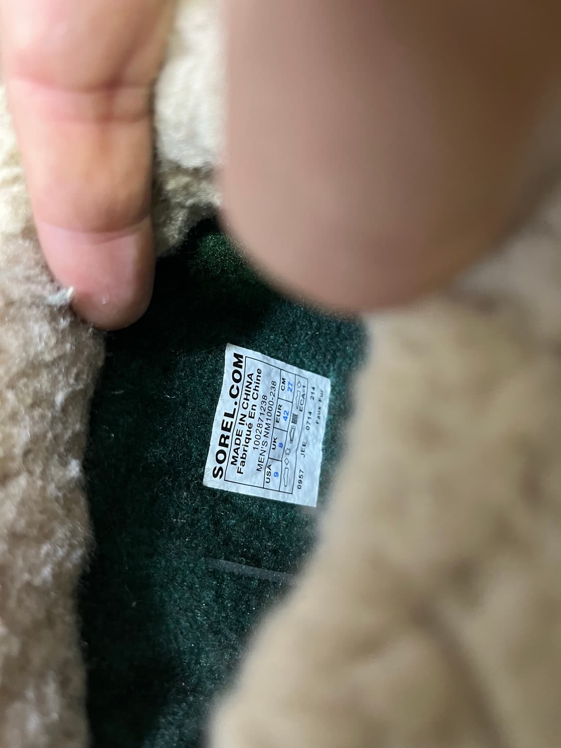 SOREL CARIBOU 소렐 카리부 방한부츠 / 27cm 상품이미지5