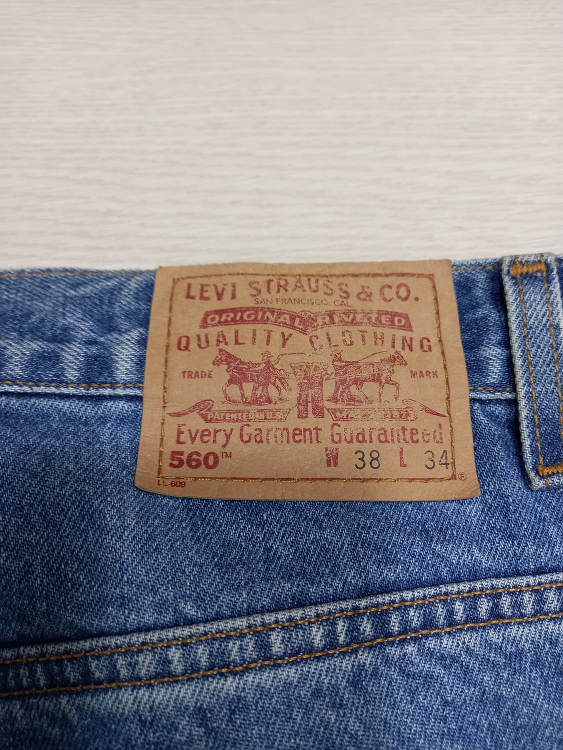 38 90's 리바이스560 Mexico RedPont  38-156 상품이미지5