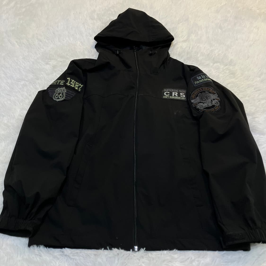 빈티지 CRS 육육 패치 바람막이 842 y2k 스트릿 모리 갸루 일본빈 상품이미지2