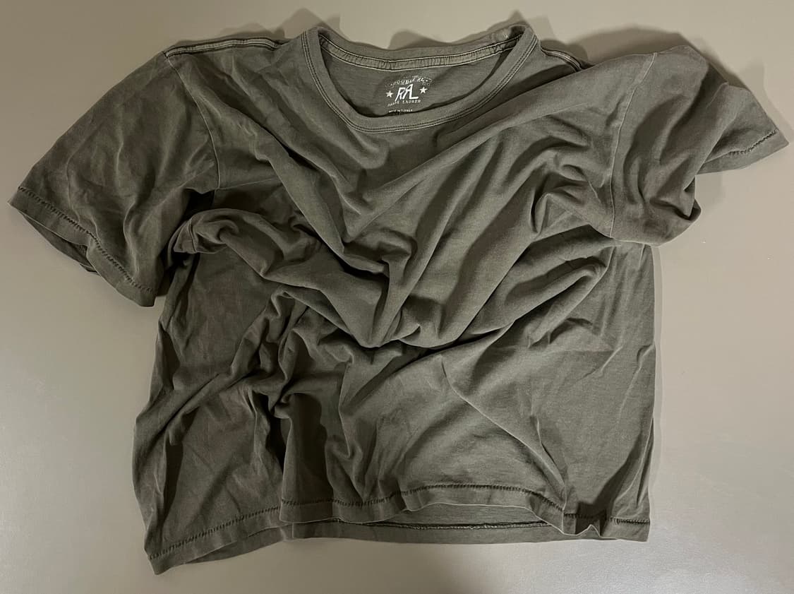 RRL 가먼트다이 티셔츠 상품이미지1