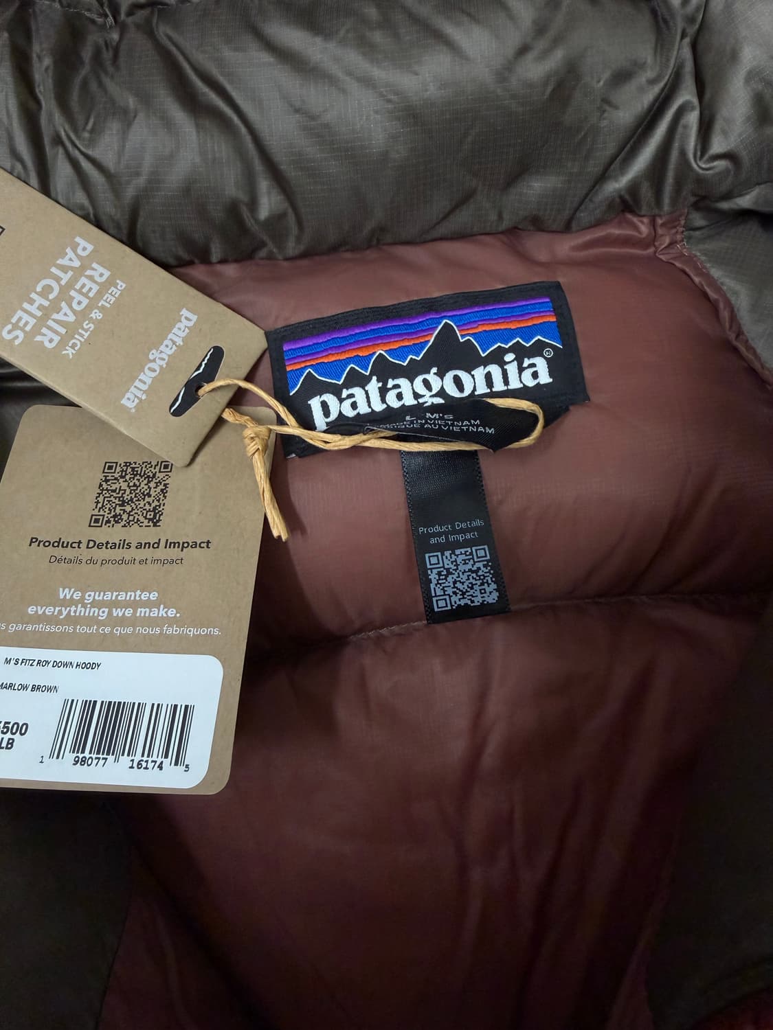 25fw 파타고니아 피츠로이 L 사이즈  1회착 후 보관  사진찍고 절대 상품이미지4