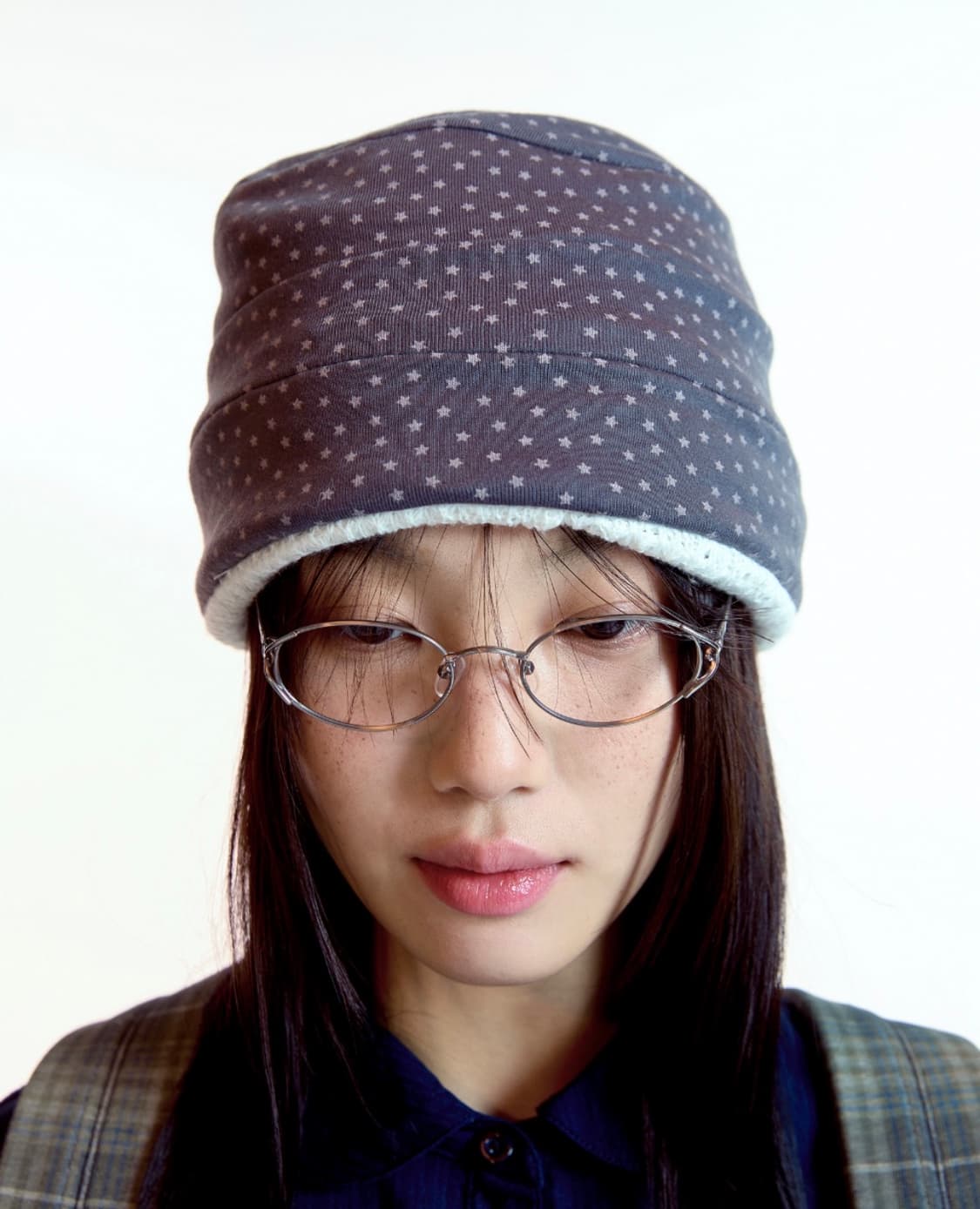 코이세이오 러프 스타 리버시블 비니 아이보리 coyseio 서지수 상품이미지1