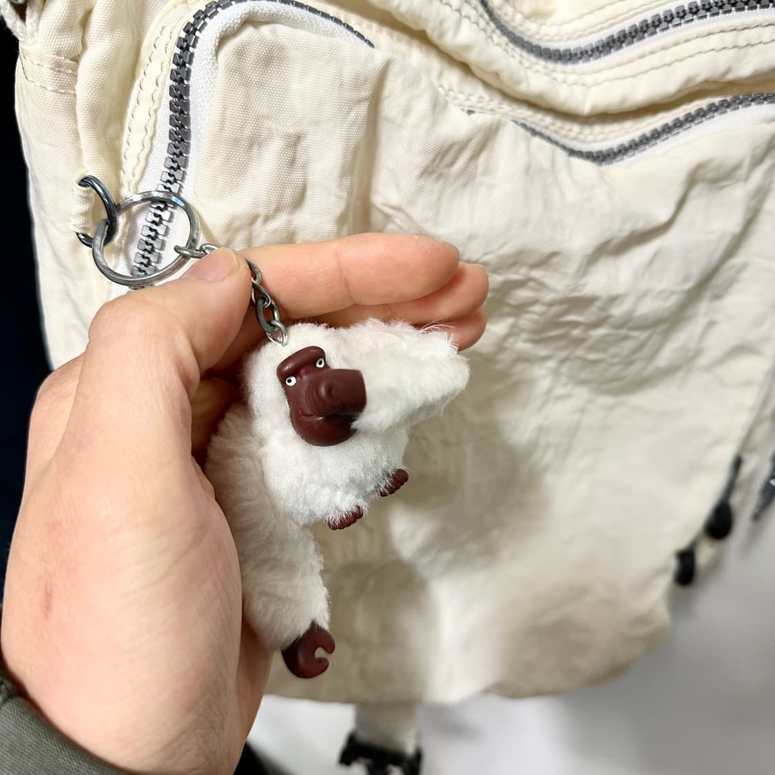 키플링 아이보리 숄더백 상품이미지6