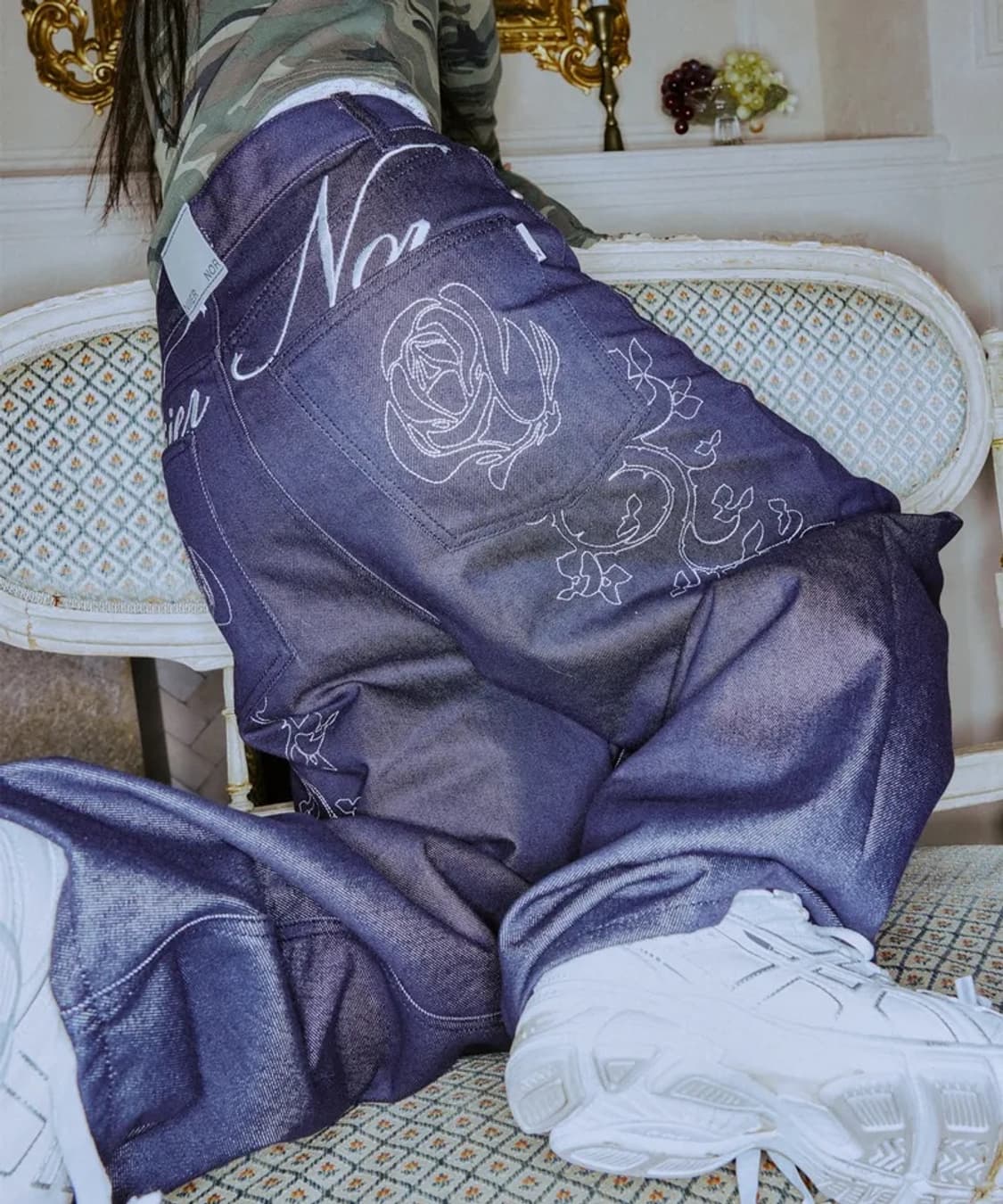 ROSE BALLOON DENIM PANTS_INDIGO 상품이미지3